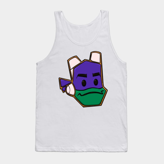 ROTTMNT Donnie Cookie Tank Top by SassyTiger